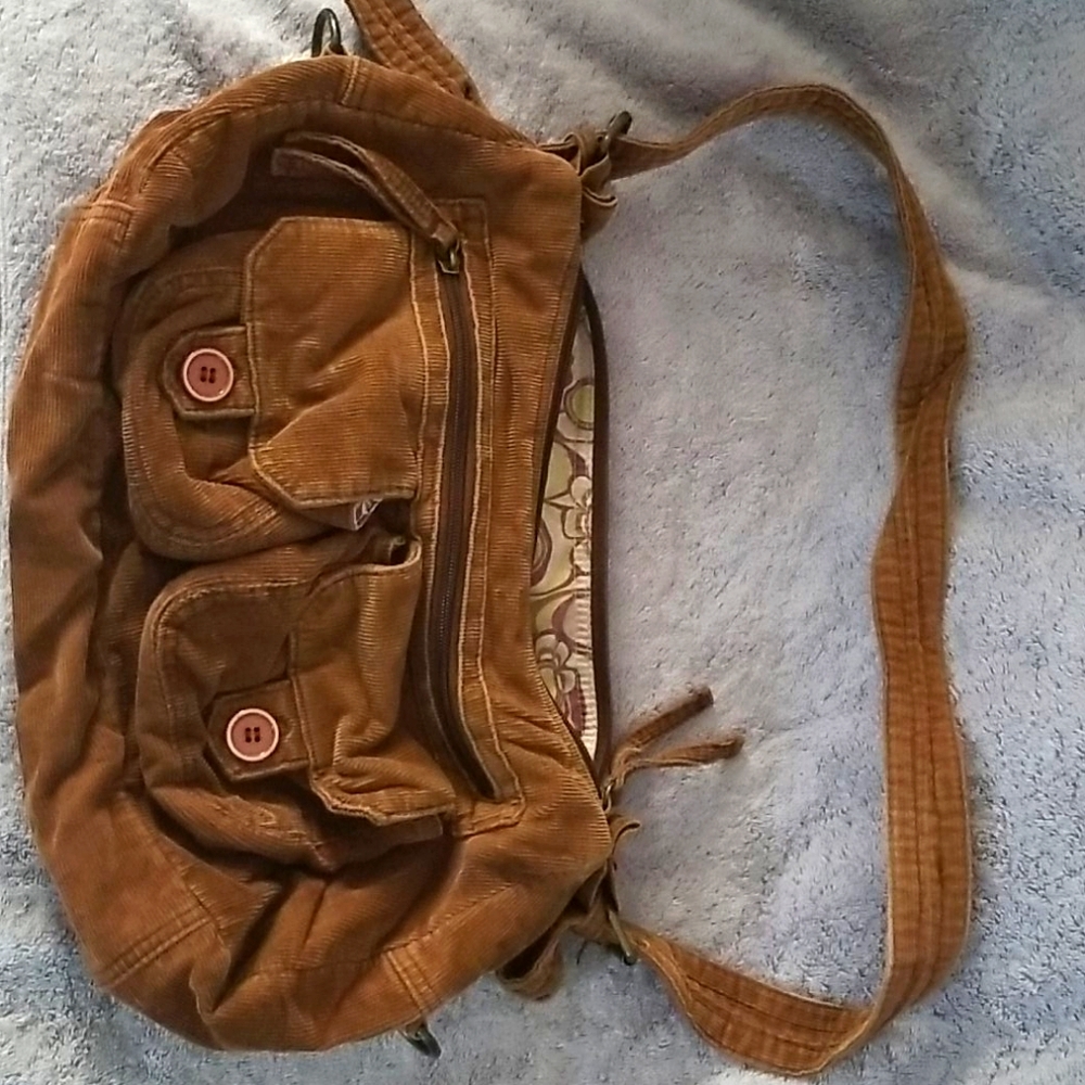 Women's corduroy purse